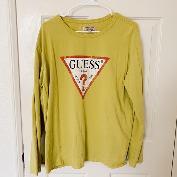 vintage style guess long sleeve - Picture 2 of 3